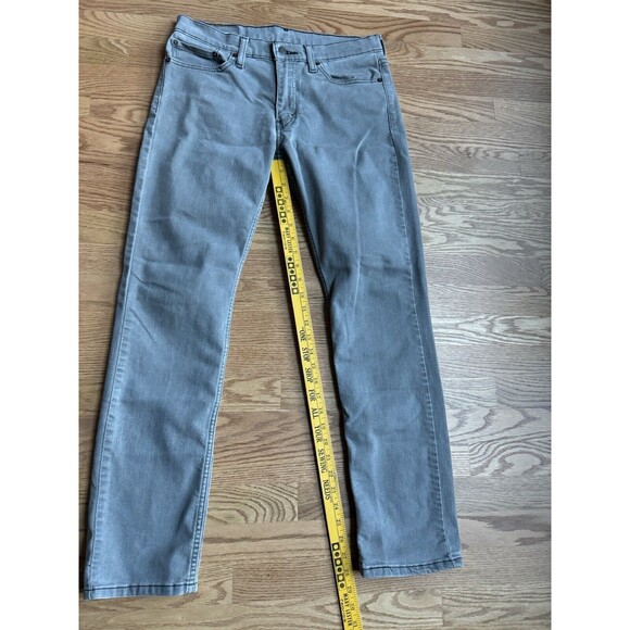 Levis 511 Gray Denim Jeans Men’s Size 32x32 - Picture 3 of 10